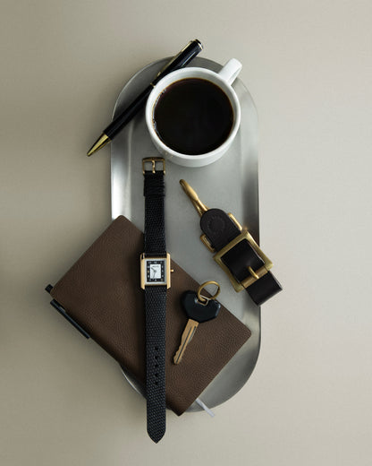 Motel De Commute Black Tuxedo Gold